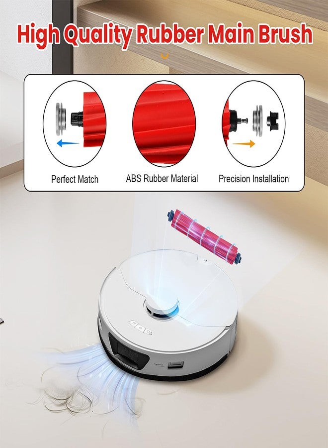 AnDongo 24 Pack Replacement Accessories for Roborock S7 MaxV Ultra / S7 Pro Ultra Robot Vacuum Cleaner, 1 Main Brush, 1 Self-Cleaning Brush, 4 HEPA Filters, 4 Mop Pads, 6 Side Brushes, 6 Dust Bags, 2 Tools - Image 3